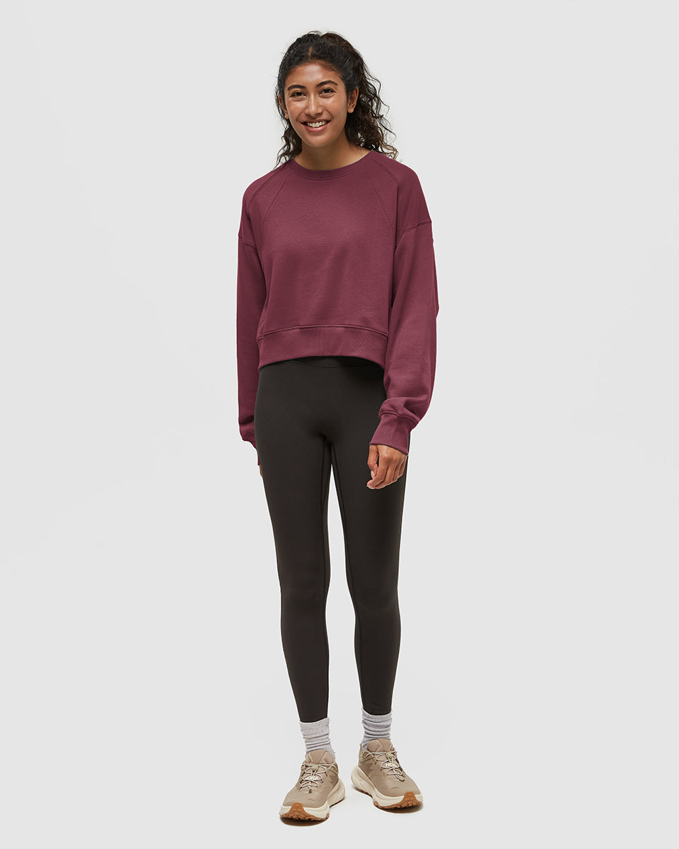 Tentree Women's Bluffs Cropped Crew