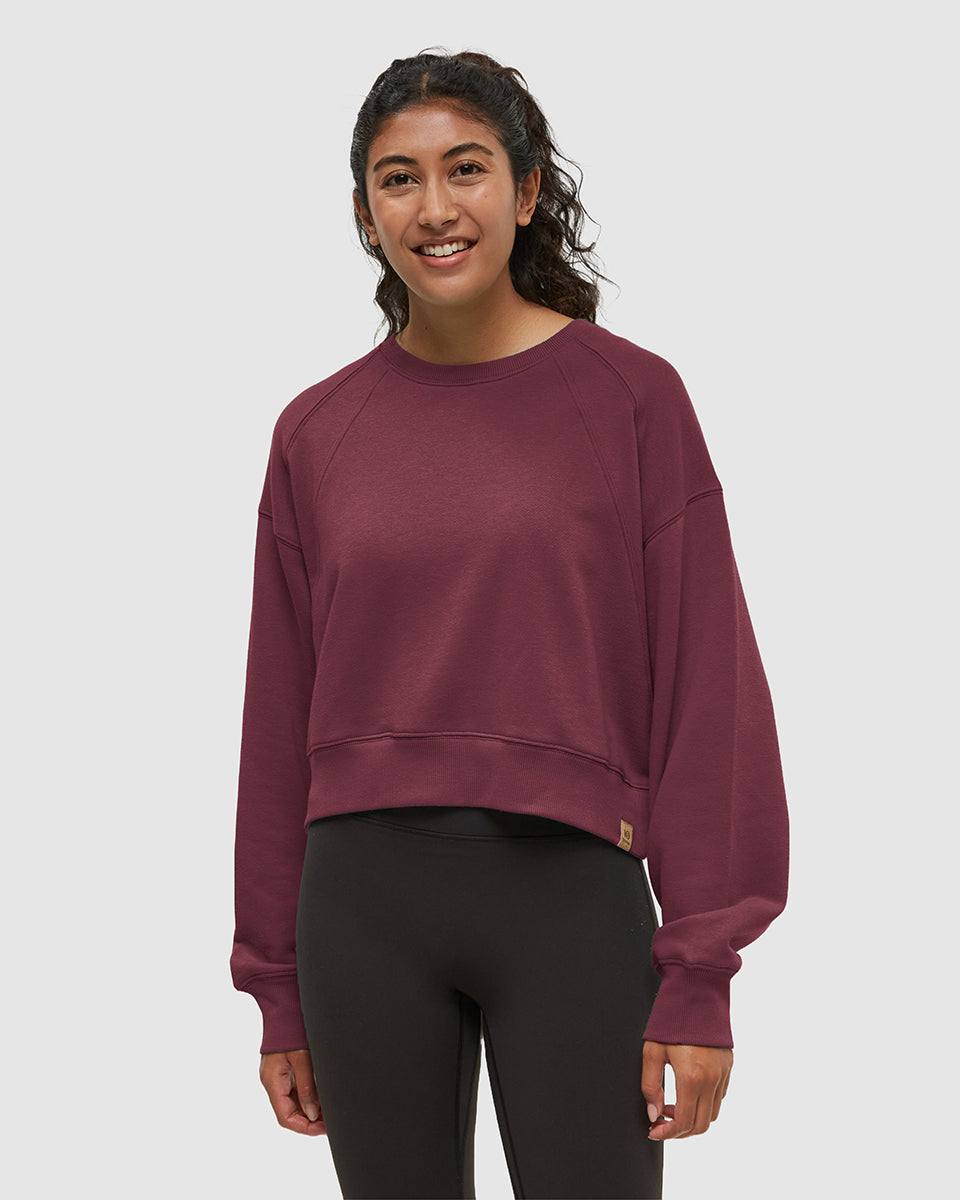 Tentree Women's Bluffs Cropped Crew