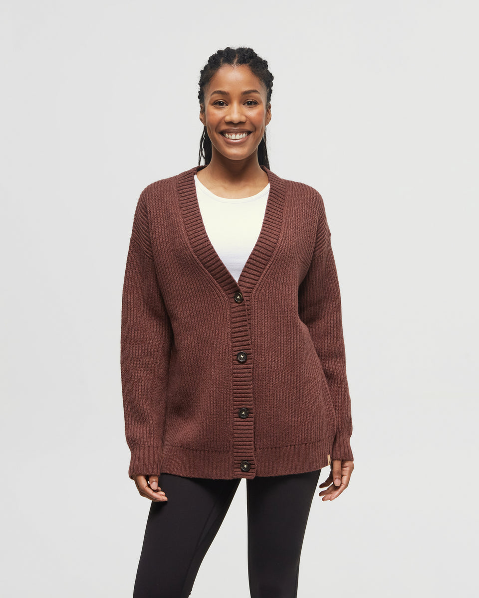 Tentree Women's Highline Oversized Button Cardigan
