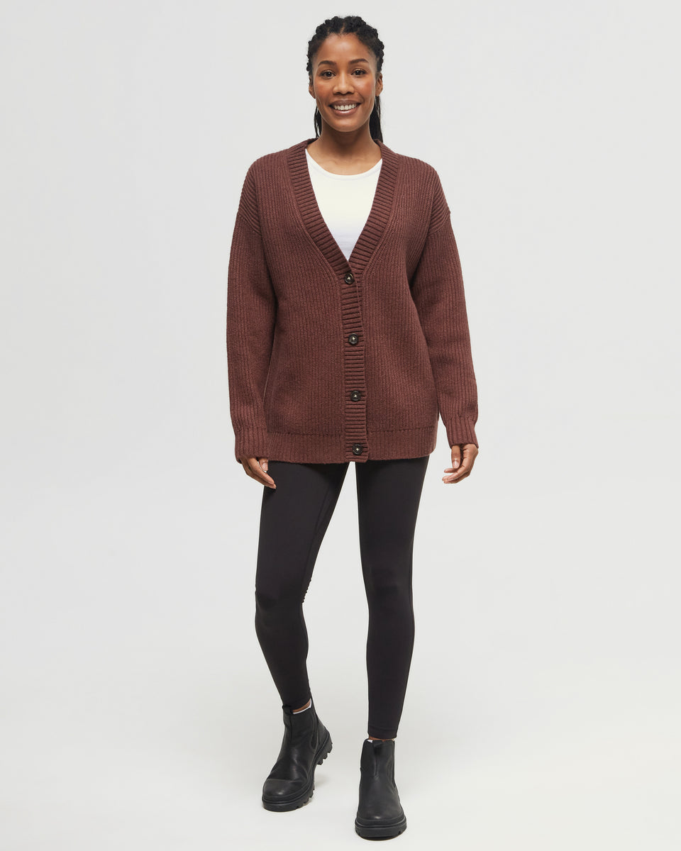 Tentree Women's Highline Oversized Button Cardigan