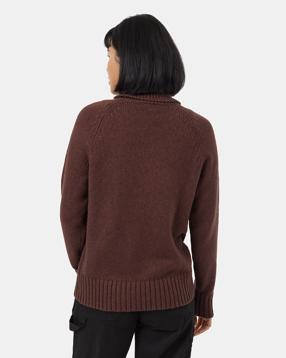 Tentree Women's Highline Wool Turtleneck Sweater