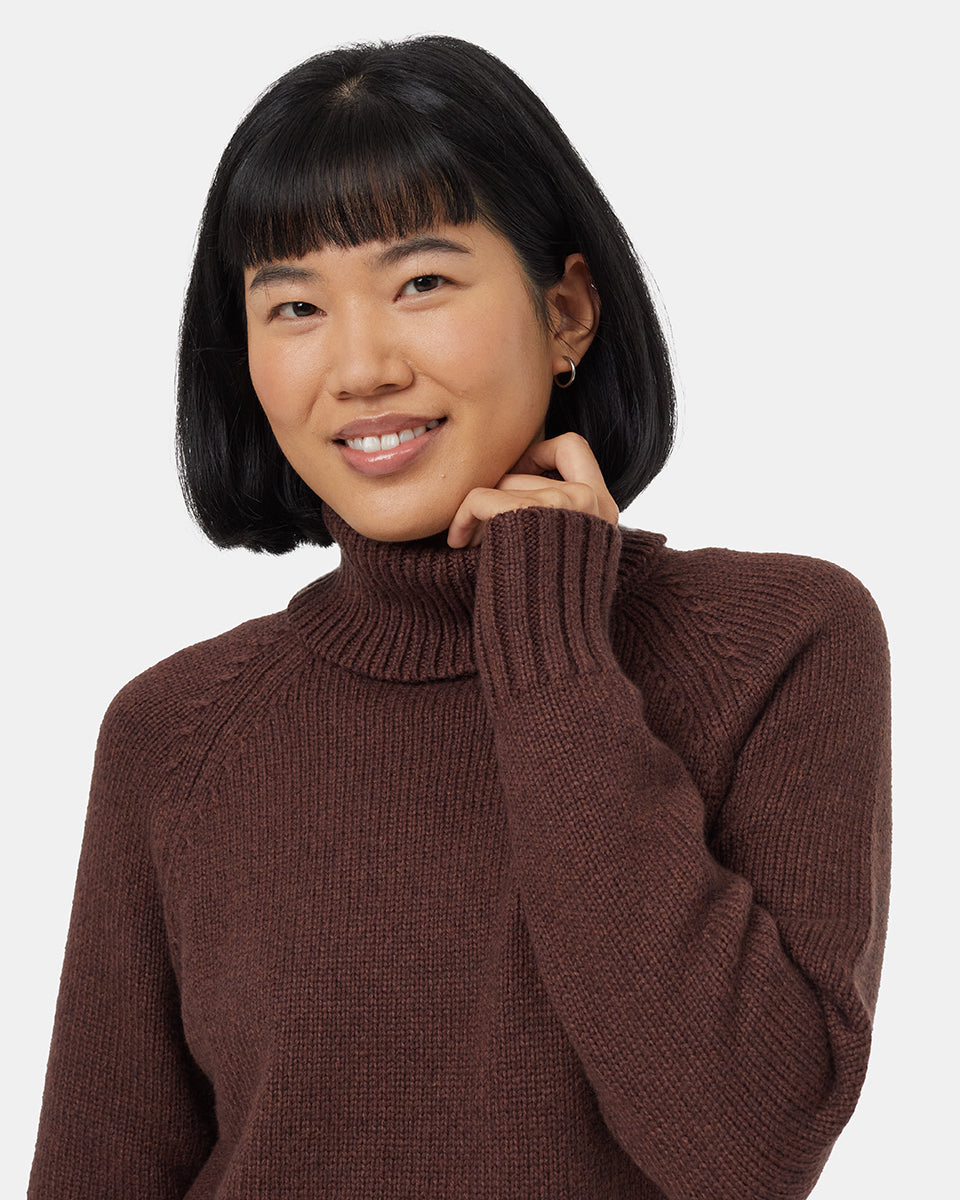 Tentree Women's Highline Wool Turtleneck Sweater