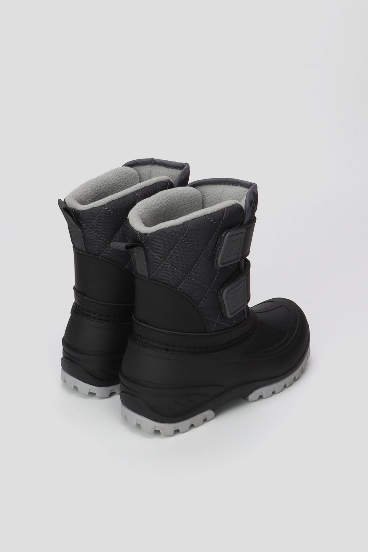 Cougar Kids Velcro Winter Kid Boots Black/Charcoal