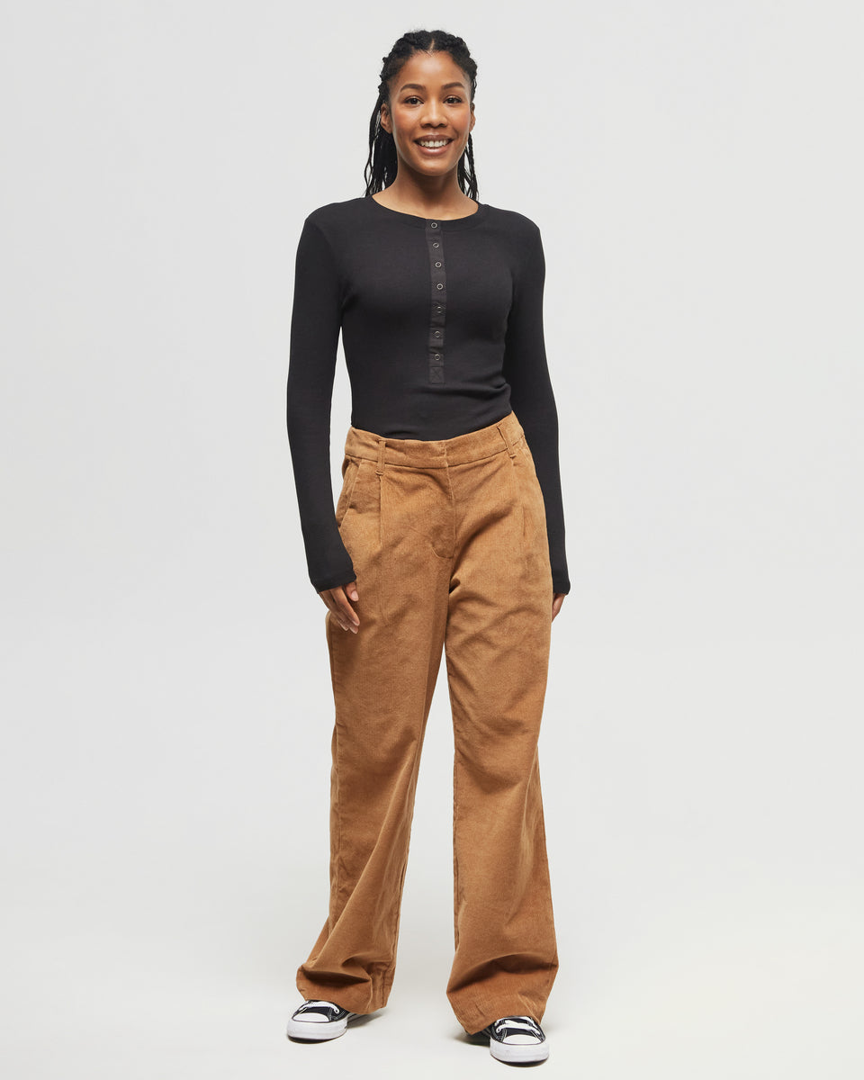 Tentree Women's EcoStretch Corduroy Straight Leg Pant