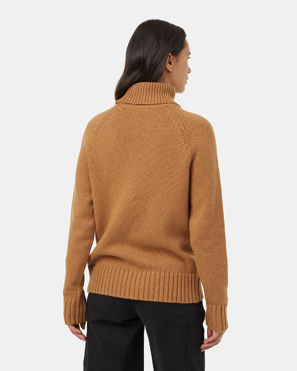 Tentree Women's Highline Wool Turtleneck Sweater