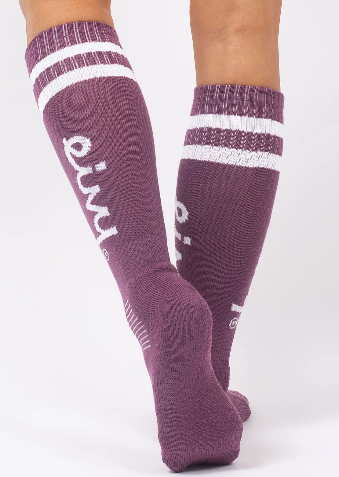 Eivy Women's Cheerleader Wool Socks Purple Stray