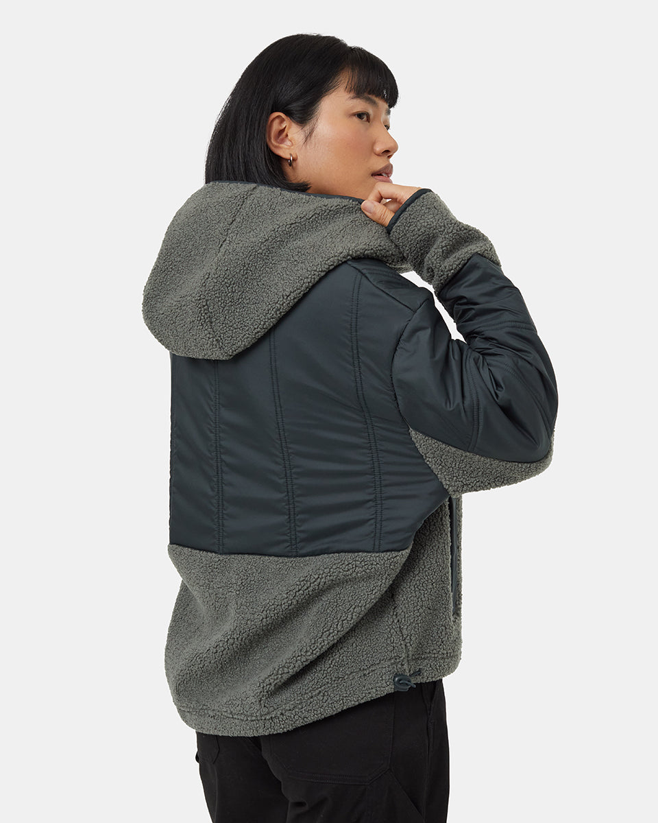 Tentree Women's Recycled Boucle Full Snap Hoodie