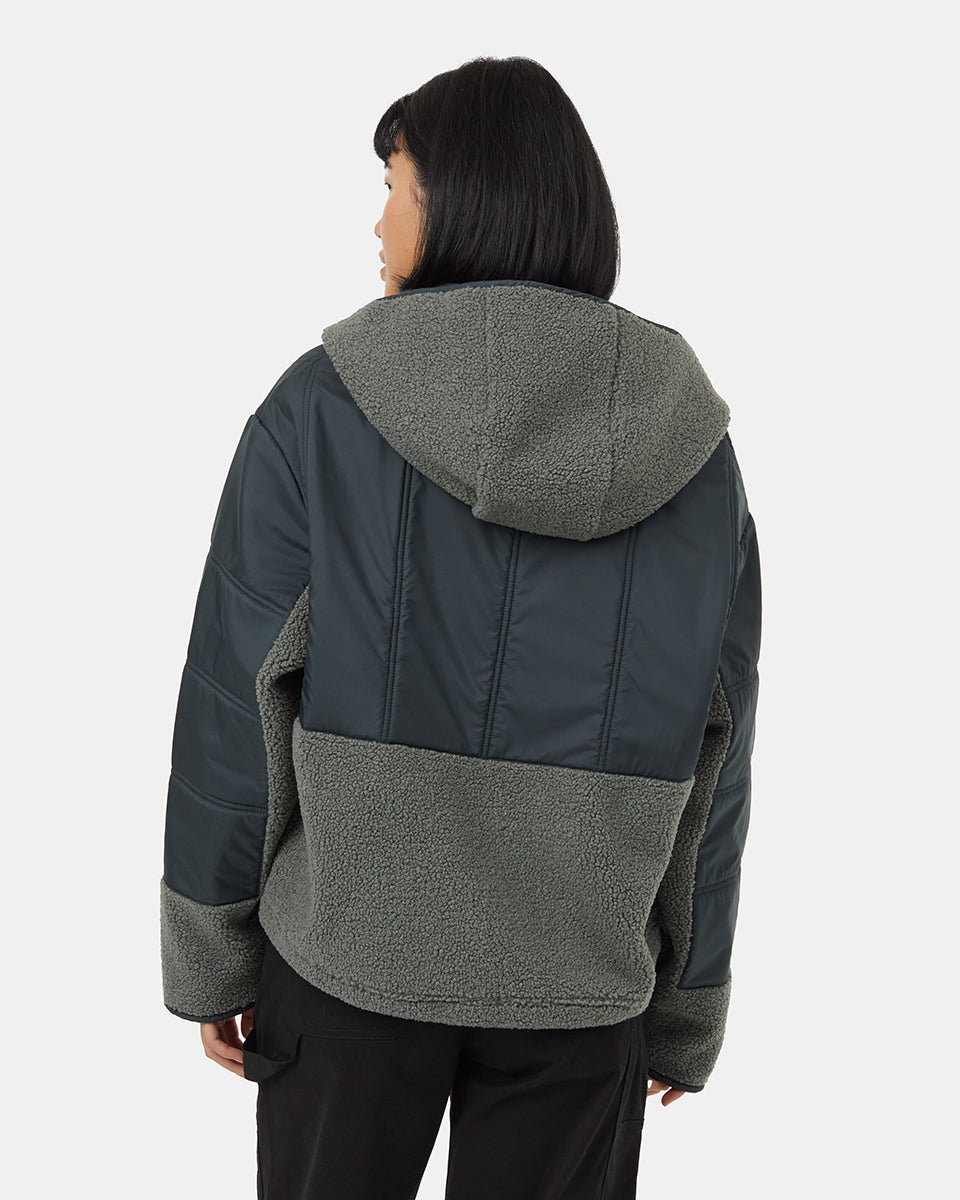 Tentree Women's Recycled Boucle Full Snap Hoodie