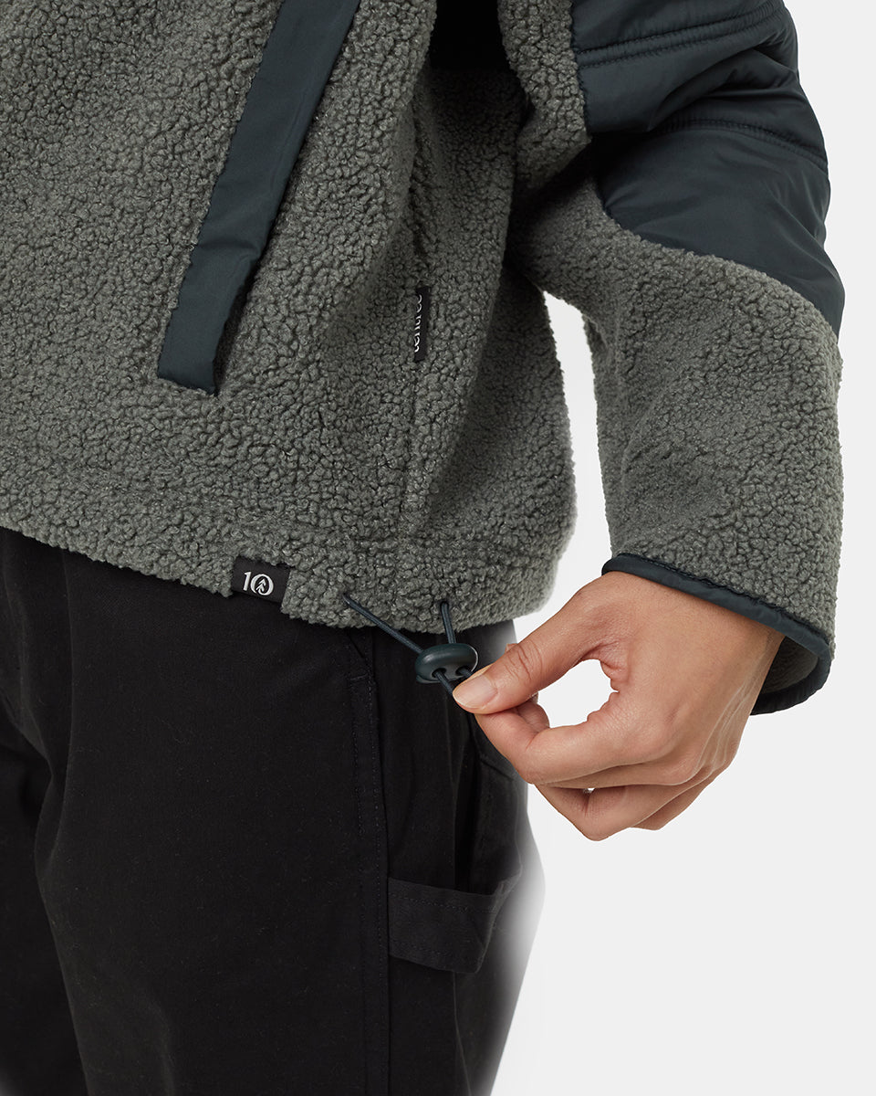 Tentree Women's Recycled Boucle Full Snap Hoodie
