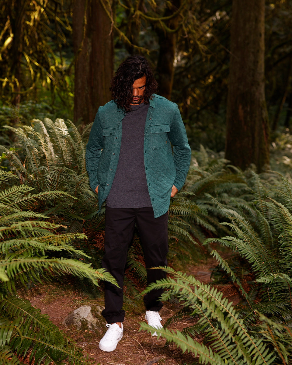 Tentree Men's Quilted Colville Overshirt