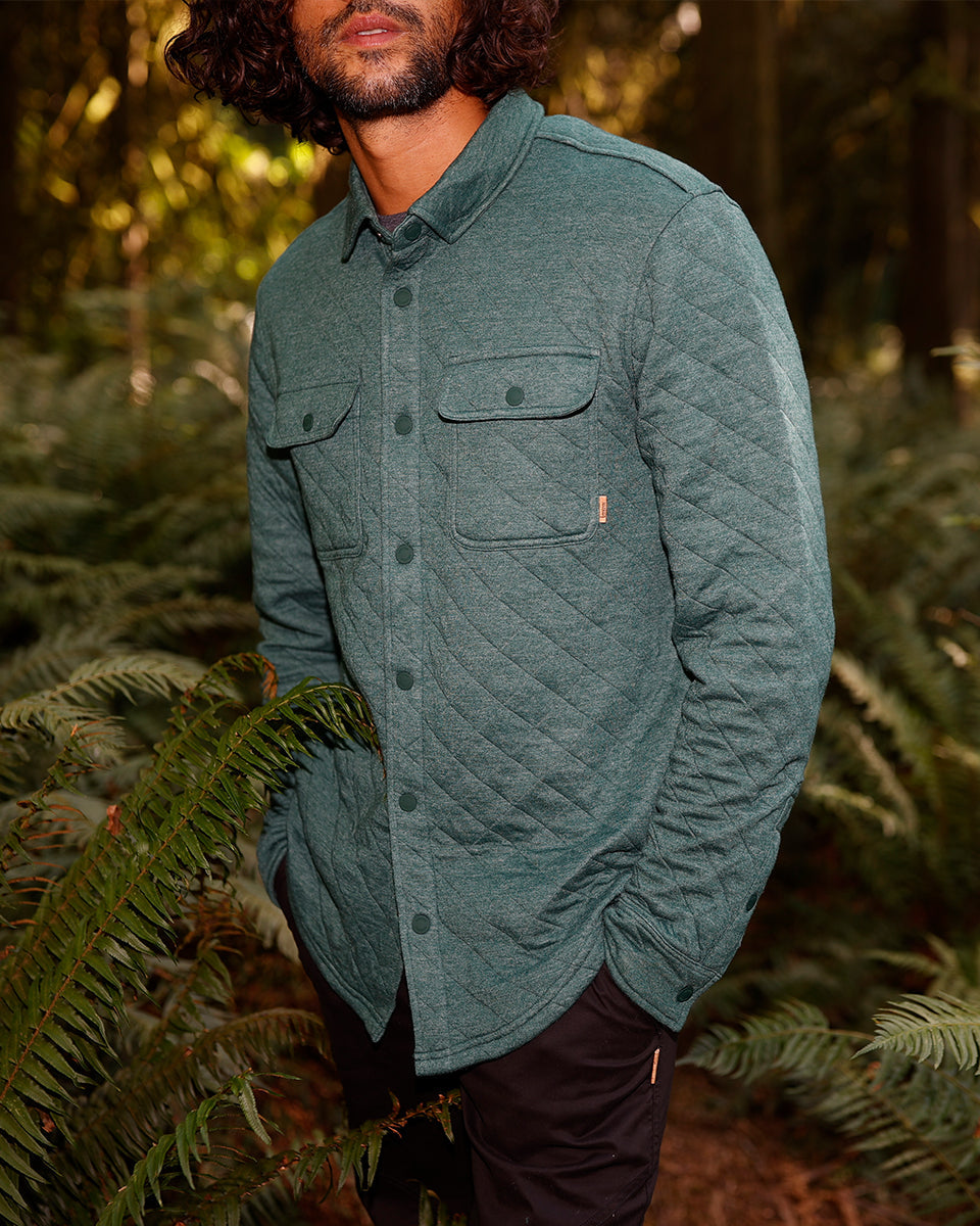 Tentree Men's Quilted Colville Overshirt