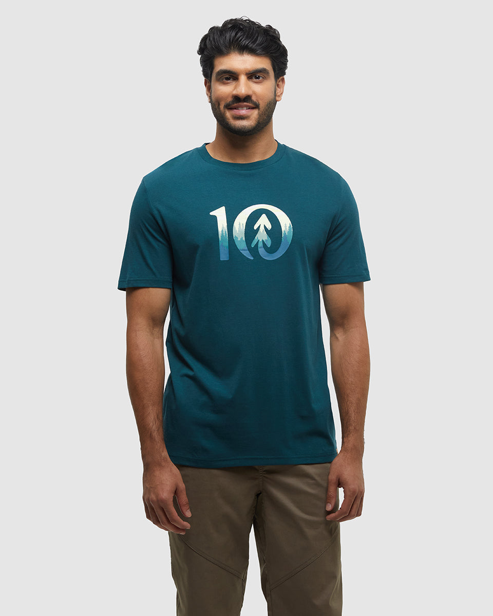 Tentree Men's Cloudy Forest Ten T-Shirt