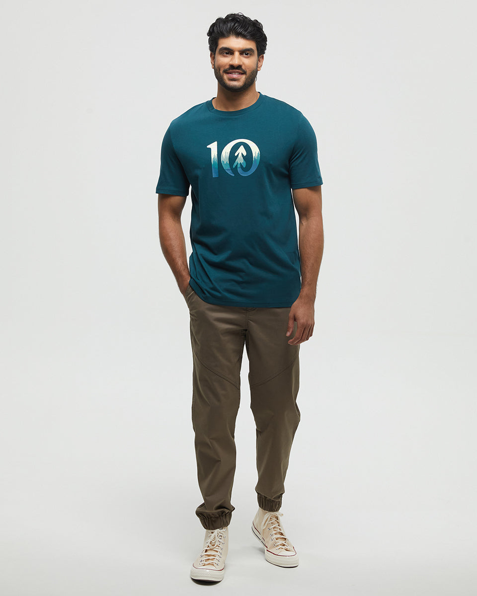 Tentree Men's Cloudy Forest Ten T-Shirt