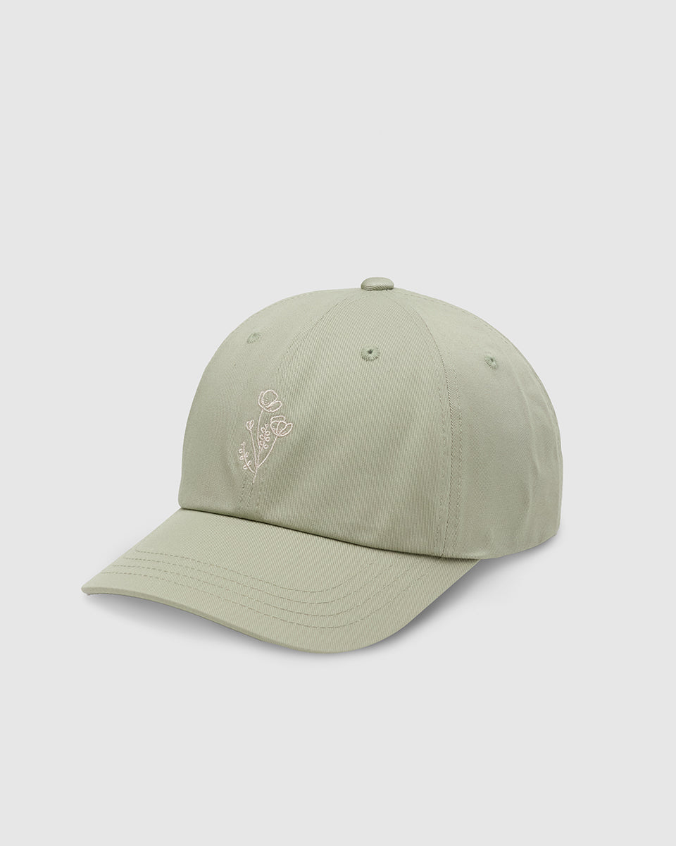 Tentree Accessories Flower Embroidery Peak Hat