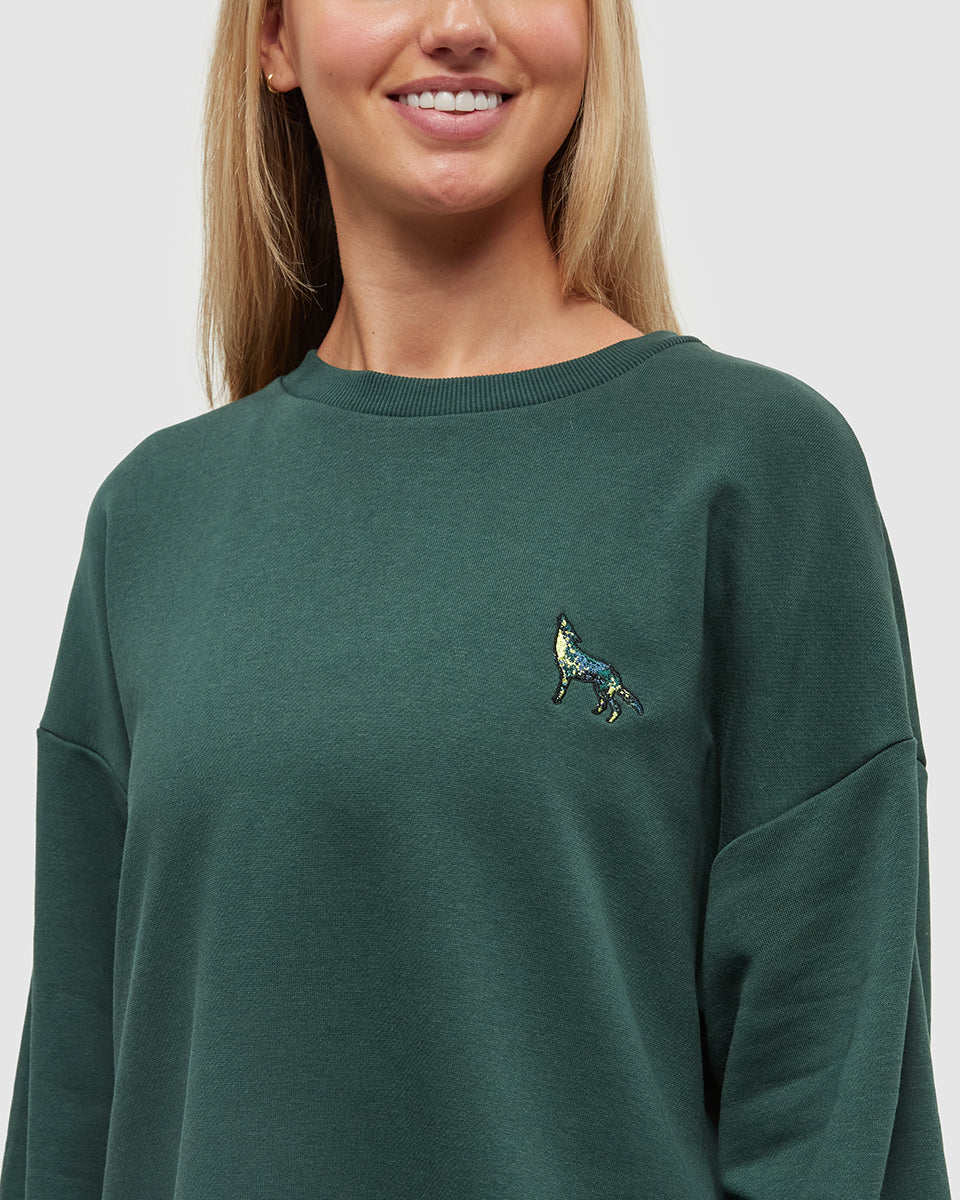 Tentree Women's Boreal Wildlife Oversized Crew