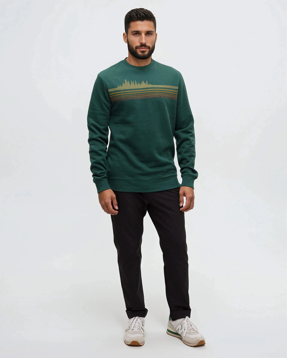 Tentree Men's Wildfire Retro Treeline Crew