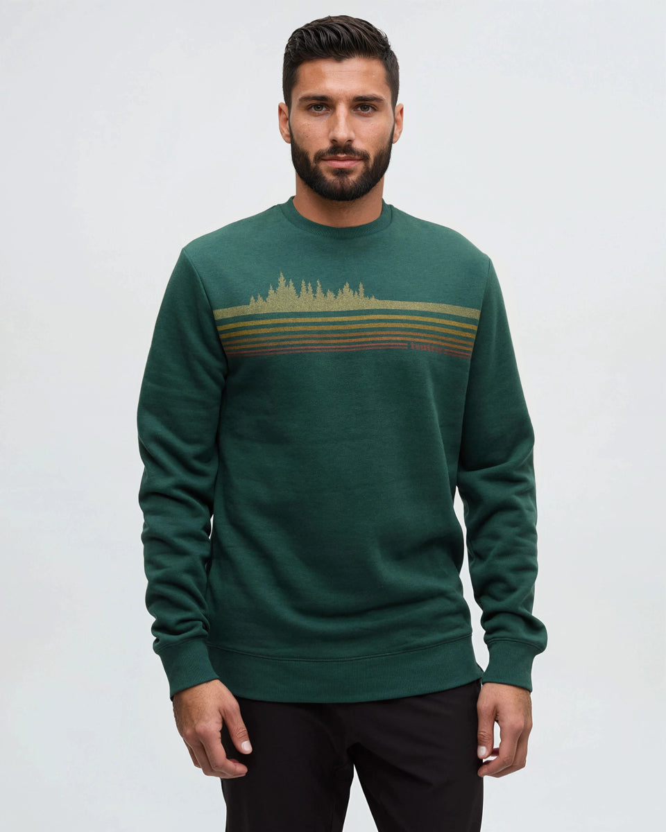 Tentree Men's Wildfire Retro Treeline Crew