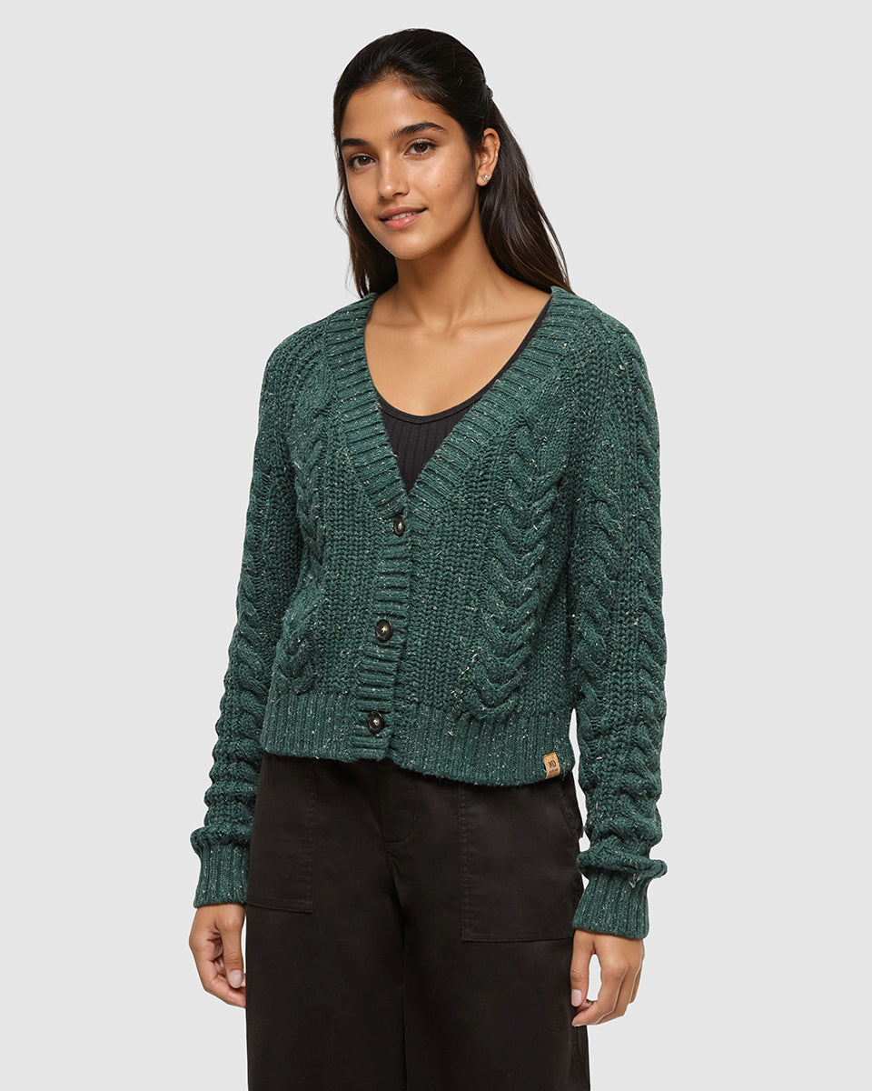 Tentree Women's Stillwater Fleck Cardigan