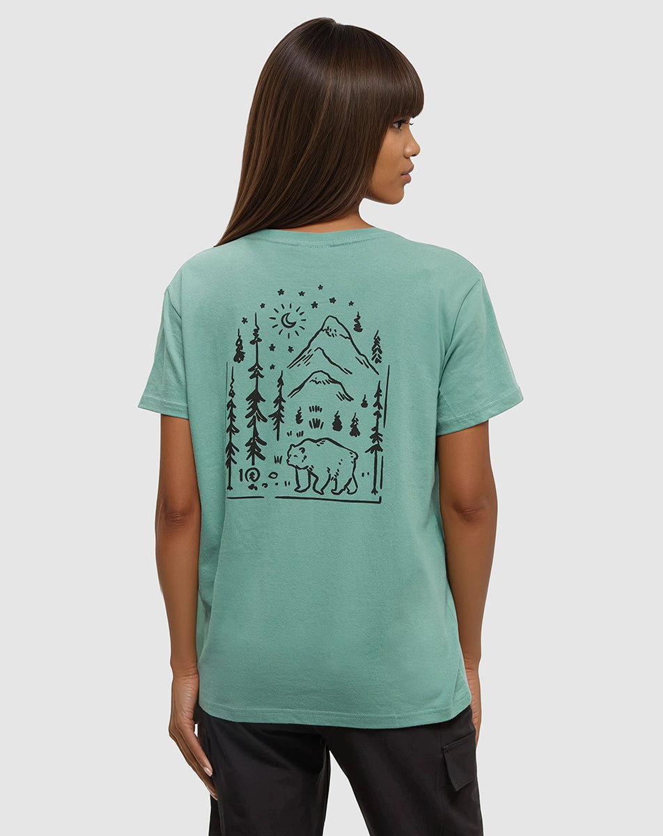 Tentree Women's Regenerative Boreal Bear T-Shirt