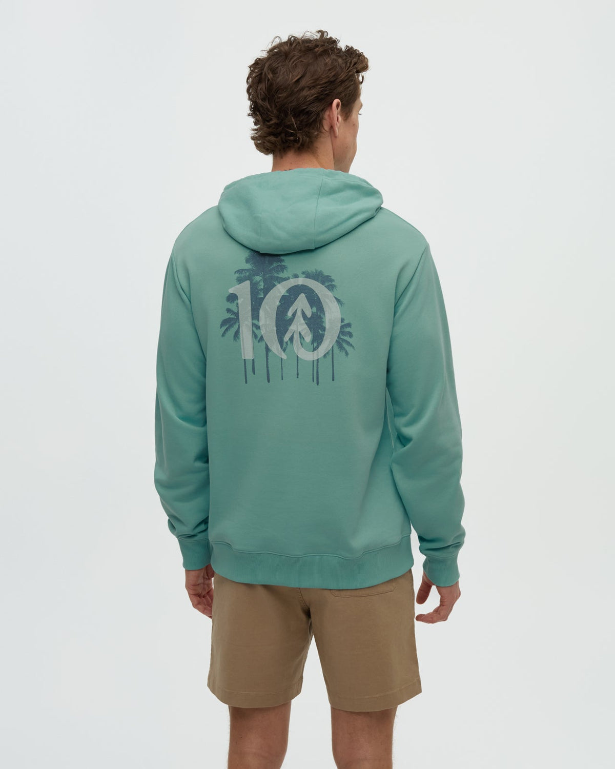 Tentree Men's Haiti Palm Logo Relaxed Hoodie