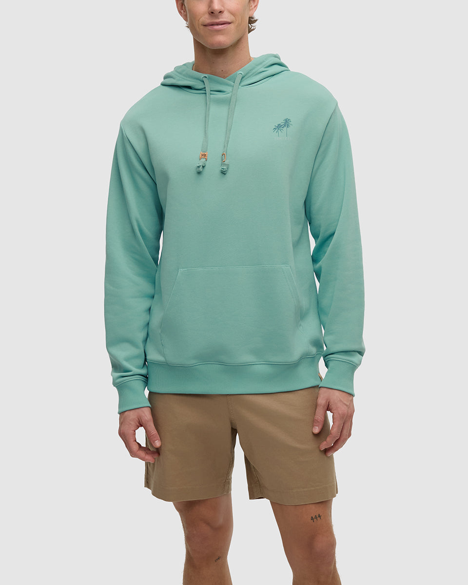 Tentree Men's Haiti Palm Logo Relaxed Hoodie