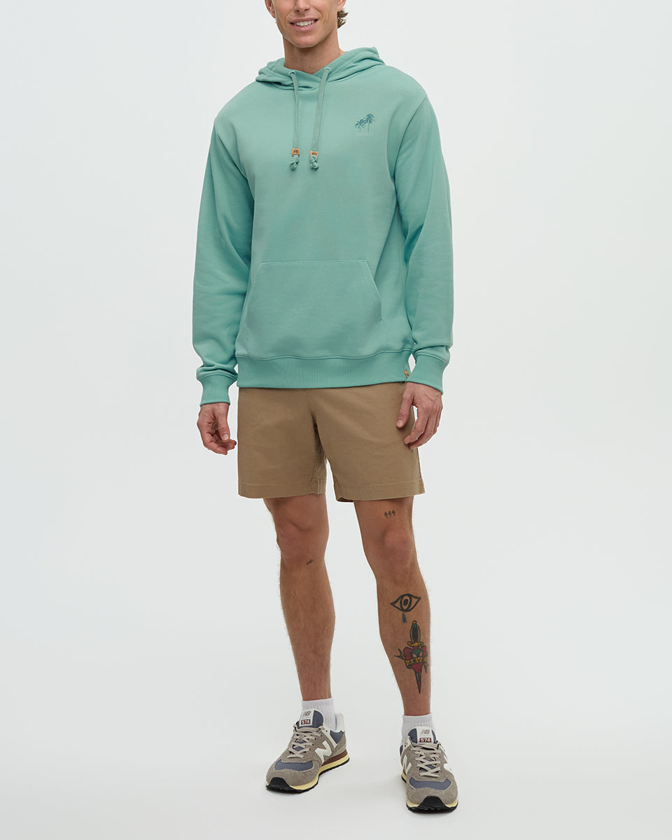 Tentree Men's Haiti Palm Logo Relaxed Hoodie