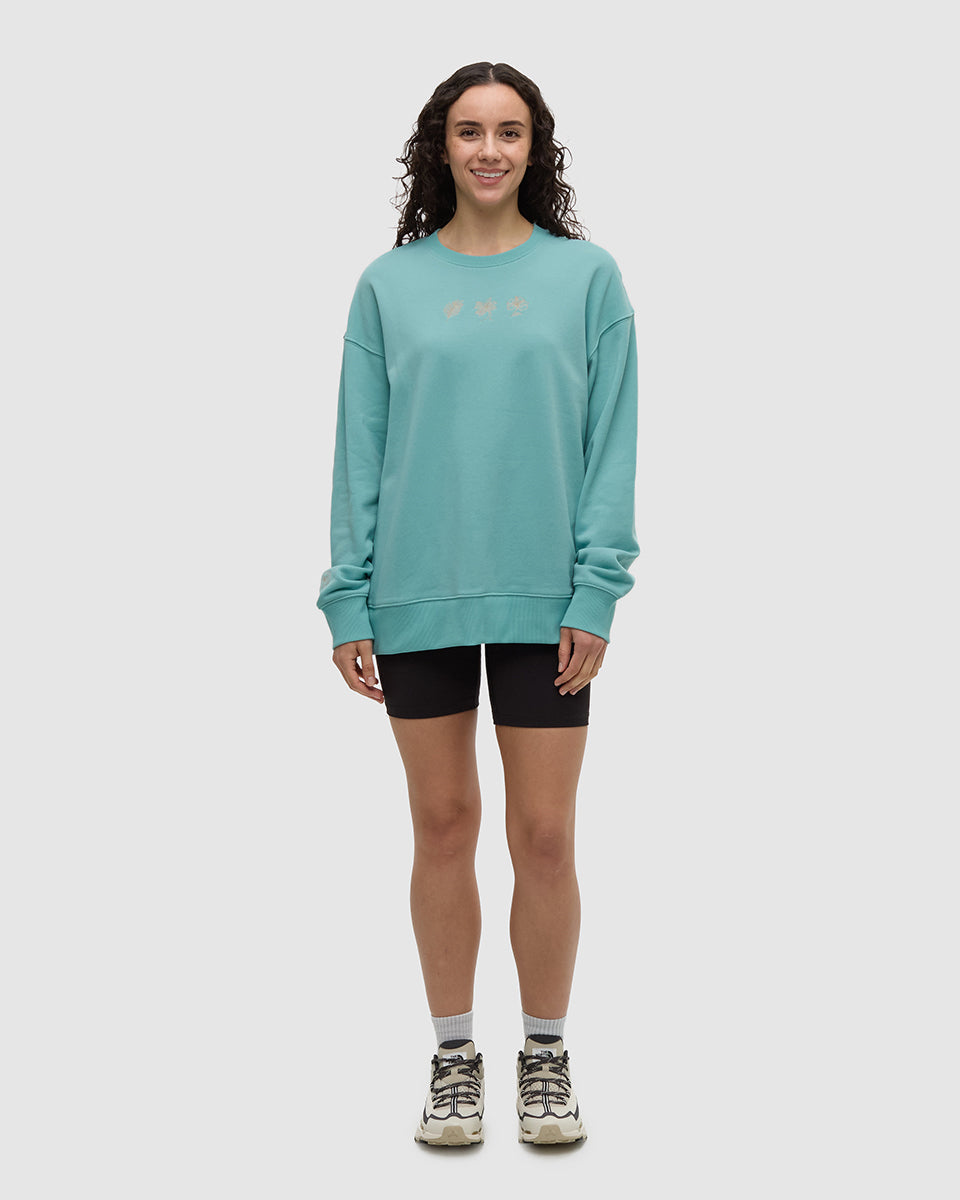 Tentree Women's Haiti Embroidery Relaxed Crew