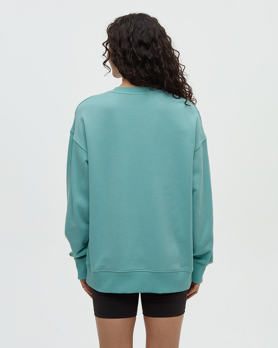 Tentree Women's Haiti Embroidery Relaxed Crew