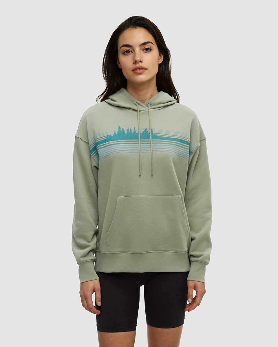 Tentree Women's Wildfire Retro Treeline Relaxed Hoodie