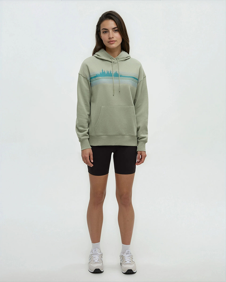 Tentree Women's Wildfire Retro Treeline Relaxed Hoodie