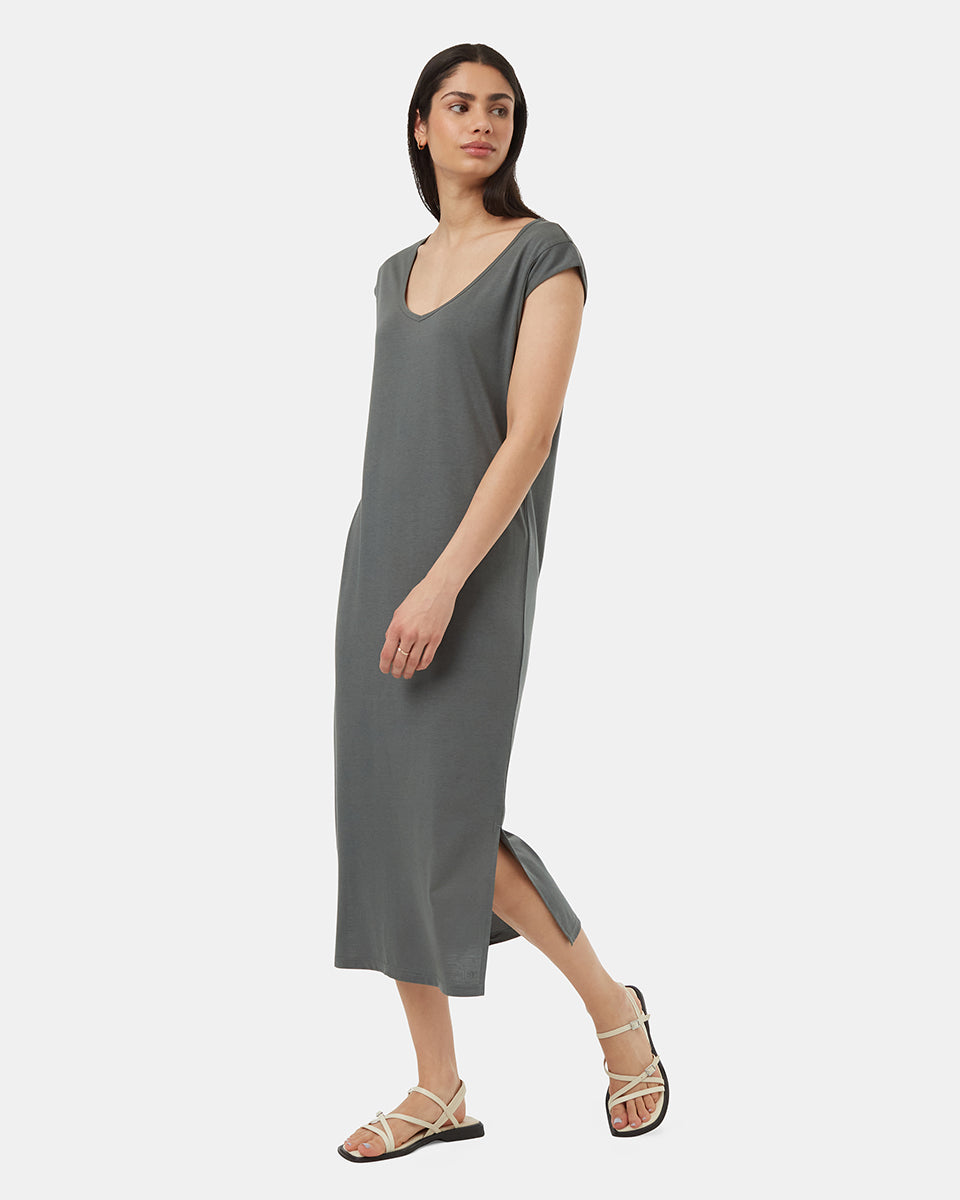 Tentree Women's TreeBlend V-Neck Midi Dress