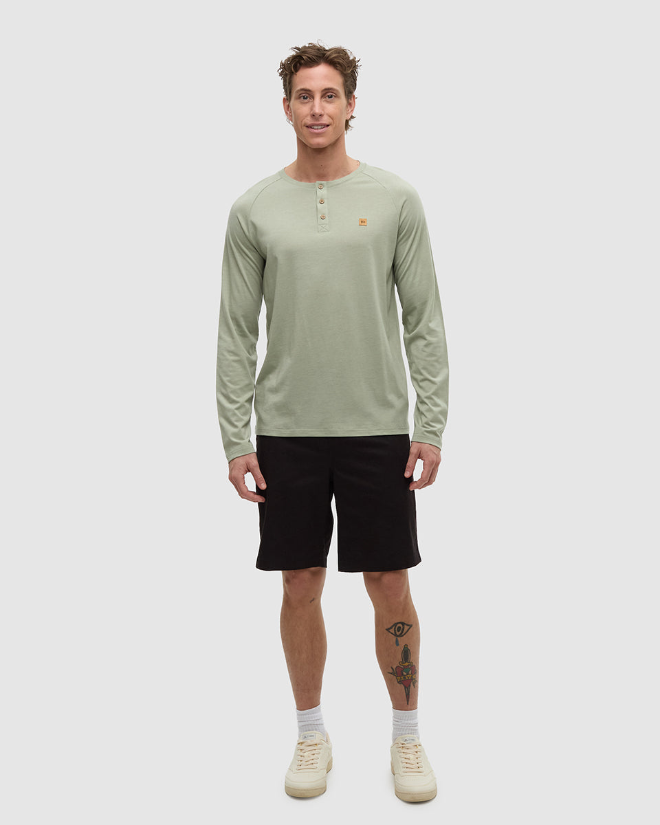 Tentree Men's TreeBlend Baker Henley Longsleeve