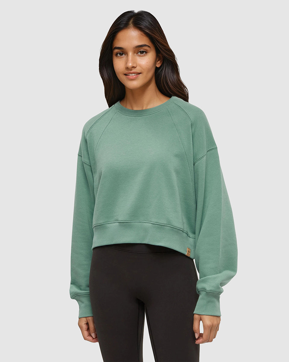 Tentree Women's Bluffs Cropped Crew