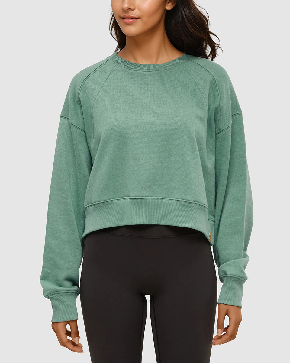 Tentree Women's Bluffs Cropped Crew