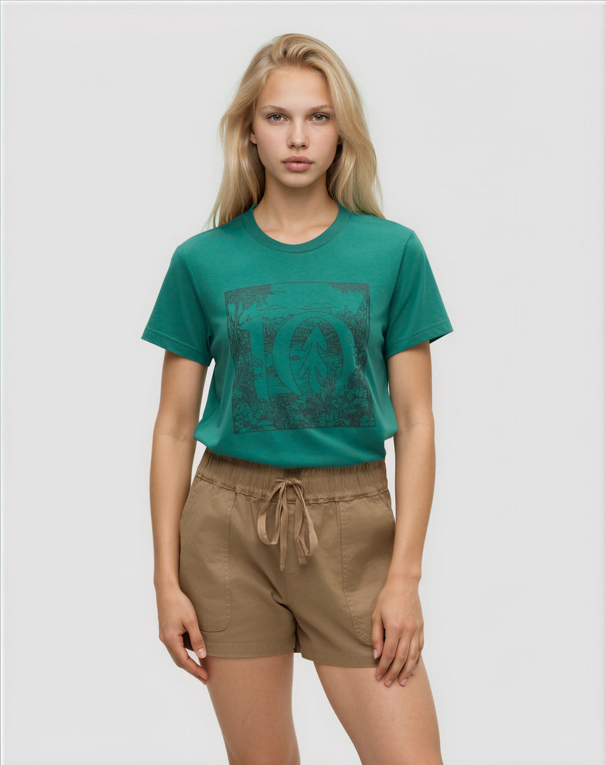 Tentree Women's Lake Life Logo T-Shirt