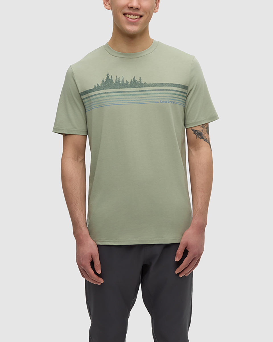 Tentree Men's Wildfire Retro Treeline T-Shirt