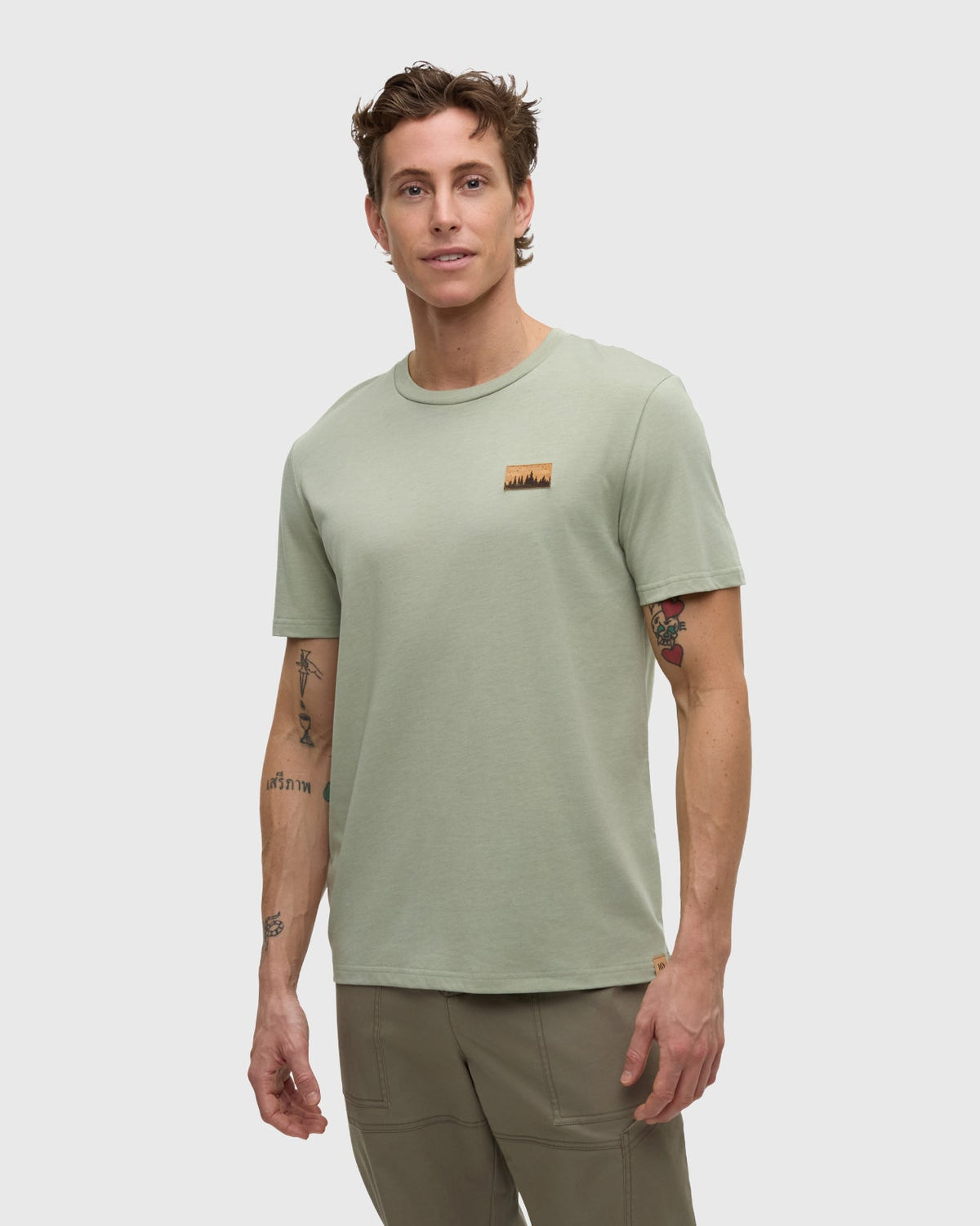 Tentree Men's Juniper Cork Patch T-Shirt