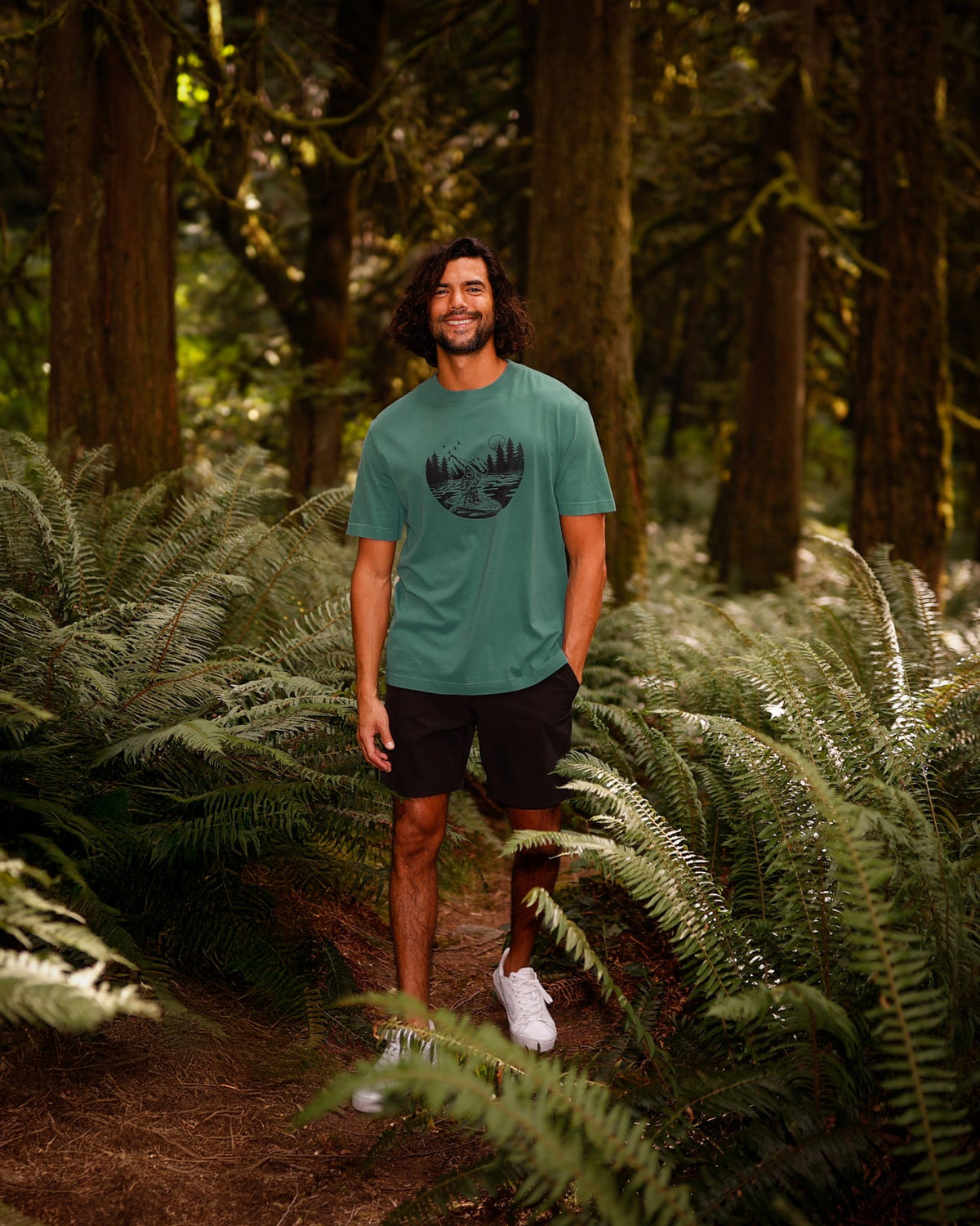 Tentree Men's Regenerative Lake Life Portal T-Shirt