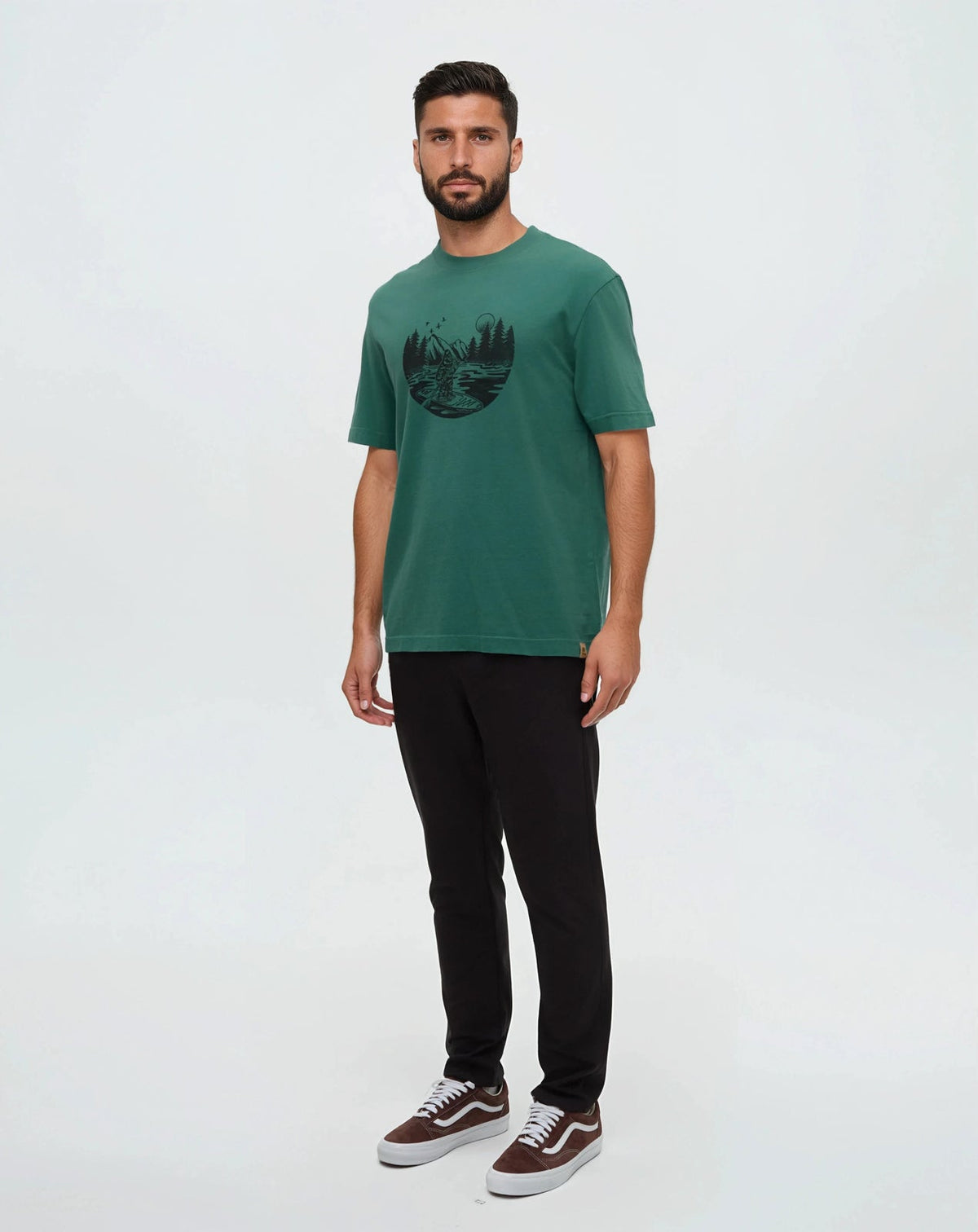 Tentree Men's Regenerative Lake Life Portal T-Shirt
