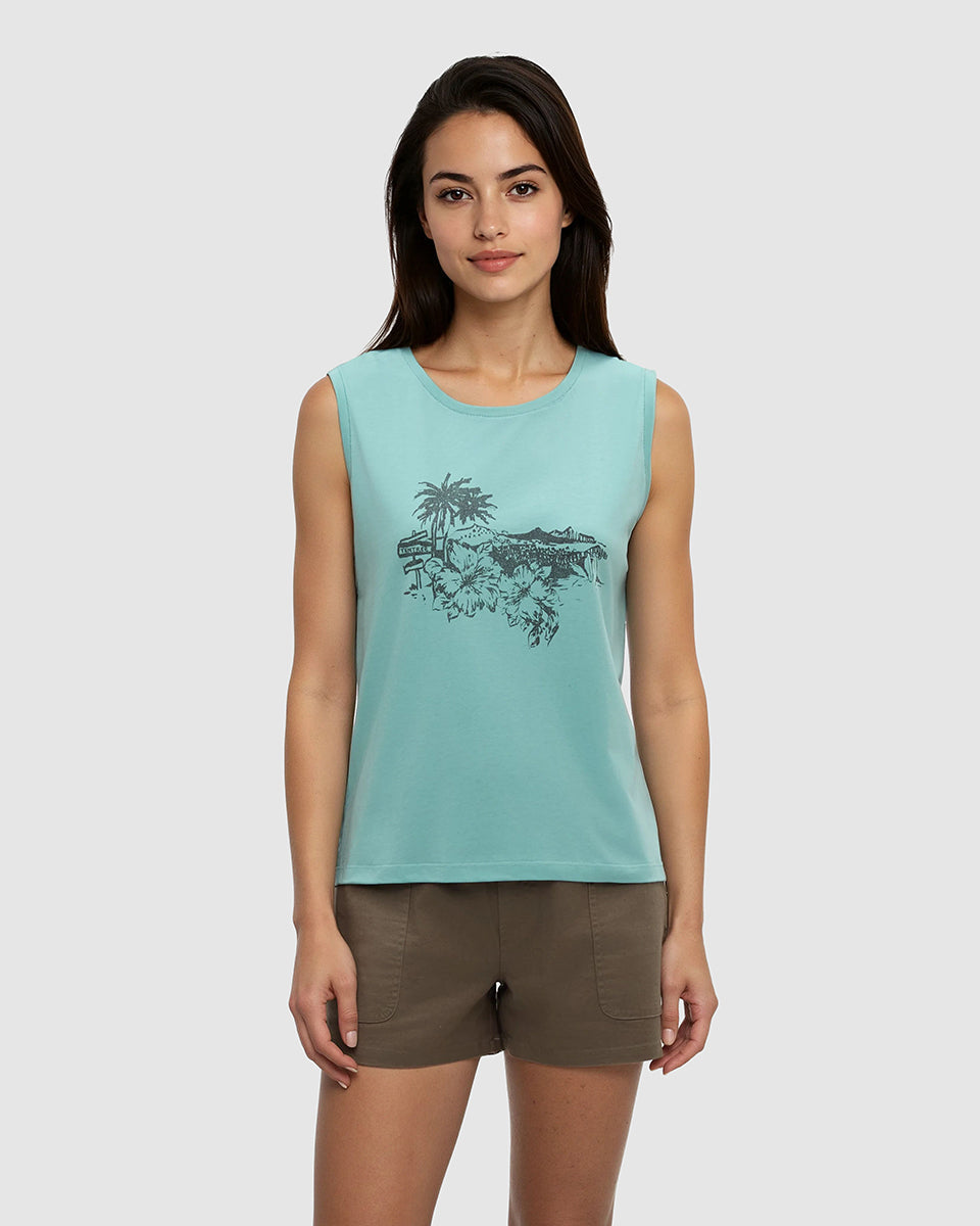 Tentree Women's Haitian Hibiscus Tank
