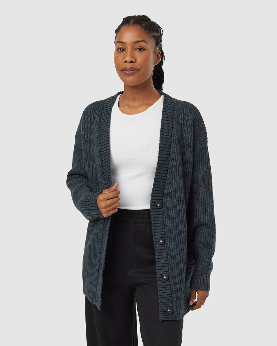 Tentree Women's Highline Oversized Button Cardigan
