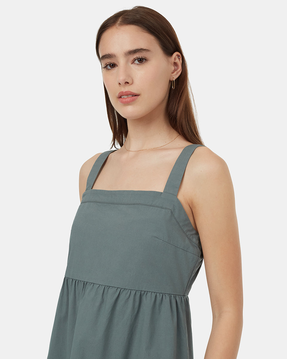 Tentree Women's EcoStretch Cotton Tiered Dress