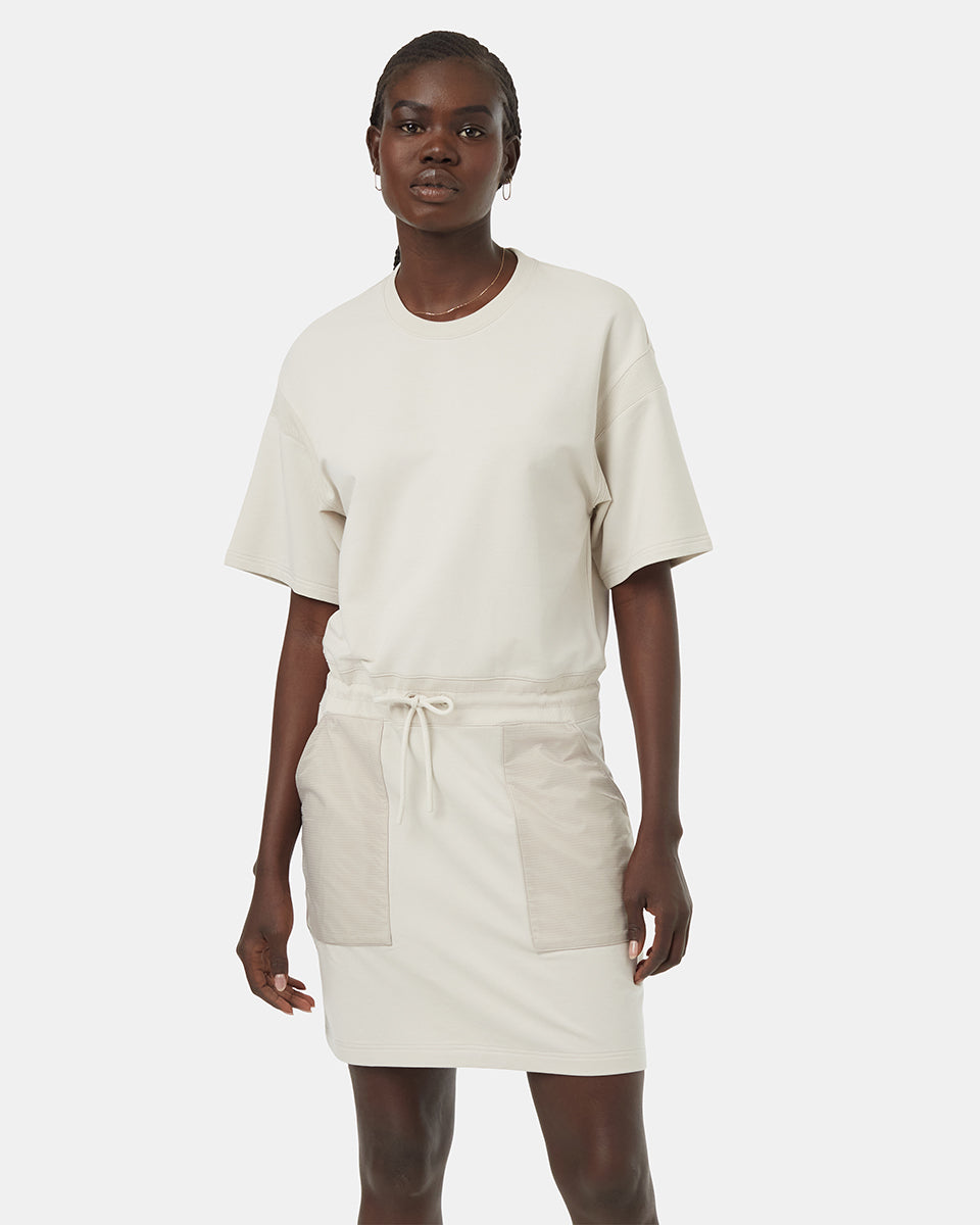 Tentree Women's SoftTerry Light Contrast Dress