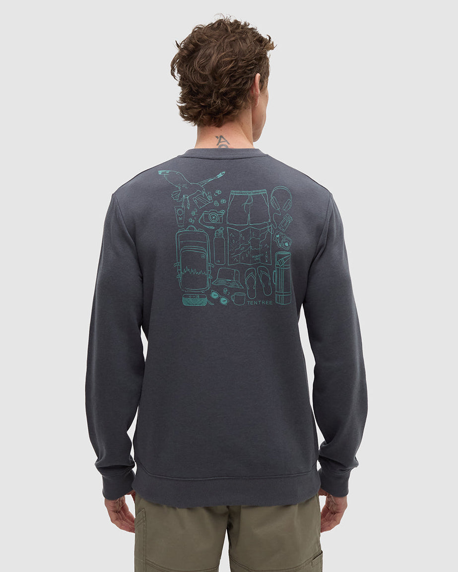 Tentree Men's Lake Life Essentials Crew