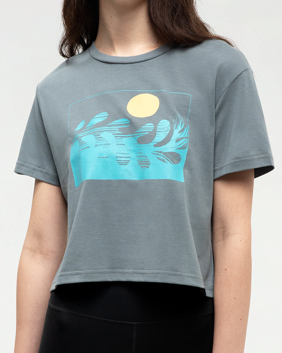 Tentree Women's Seaforestation Crop T-Shirt