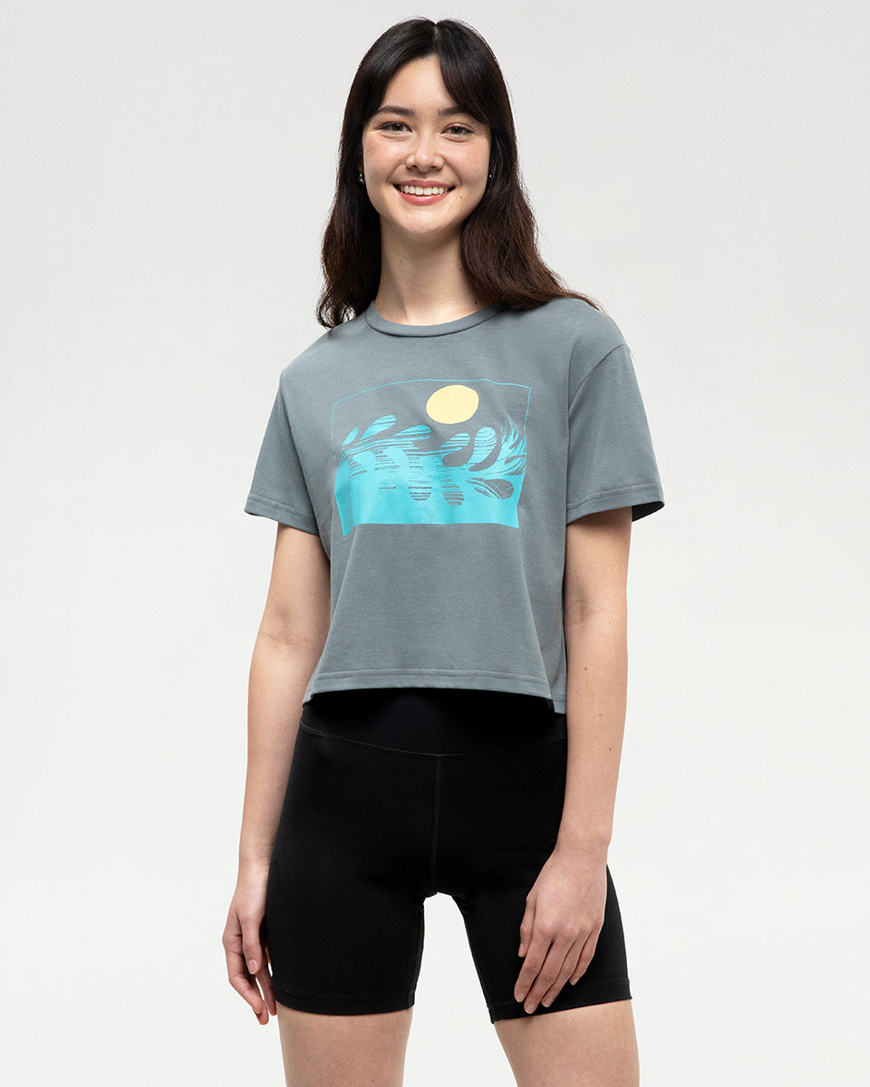 Tentree Women's Seaforestation Crop T-Shirt