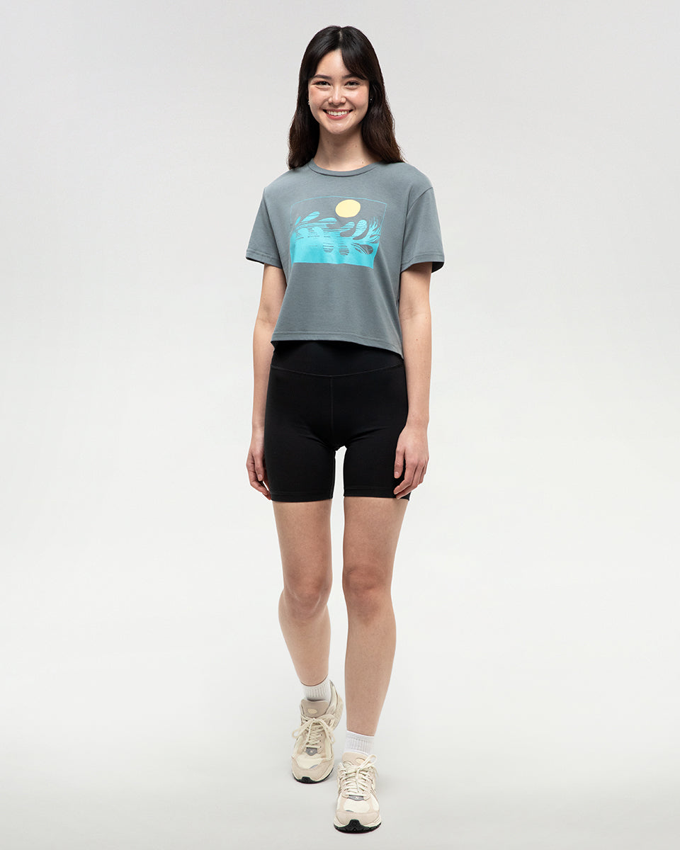 Tentree Women's Seaforestation Crop T-Shirt