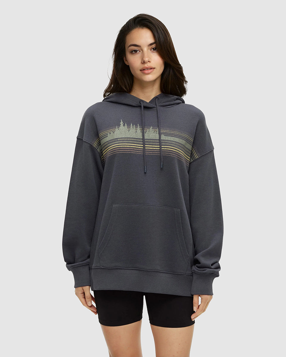 Tentree Women's Wildfire Retro Treeline Relaxed Hoodie