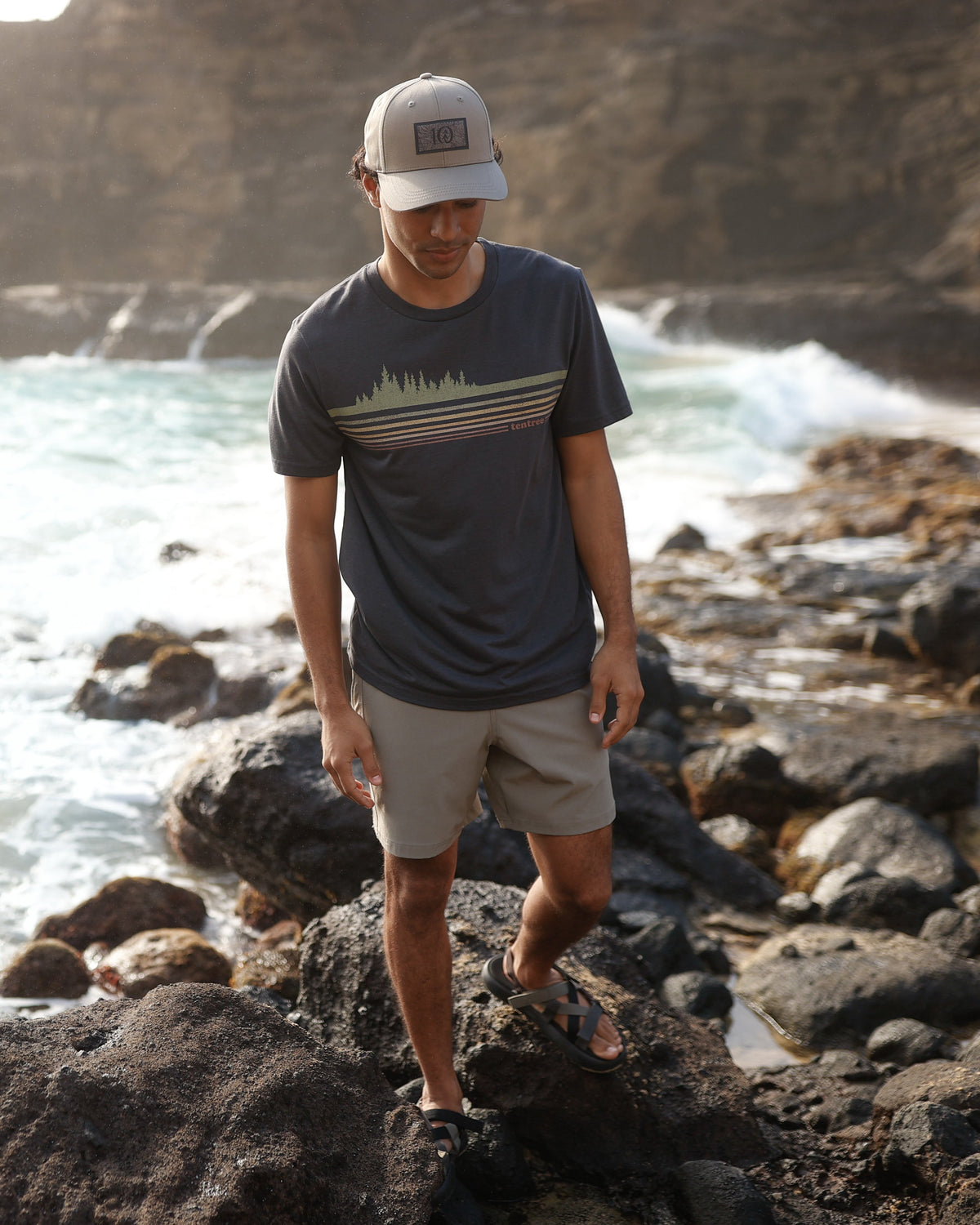 Tentree Men's Wildfire Retro Treeline T-Shirt