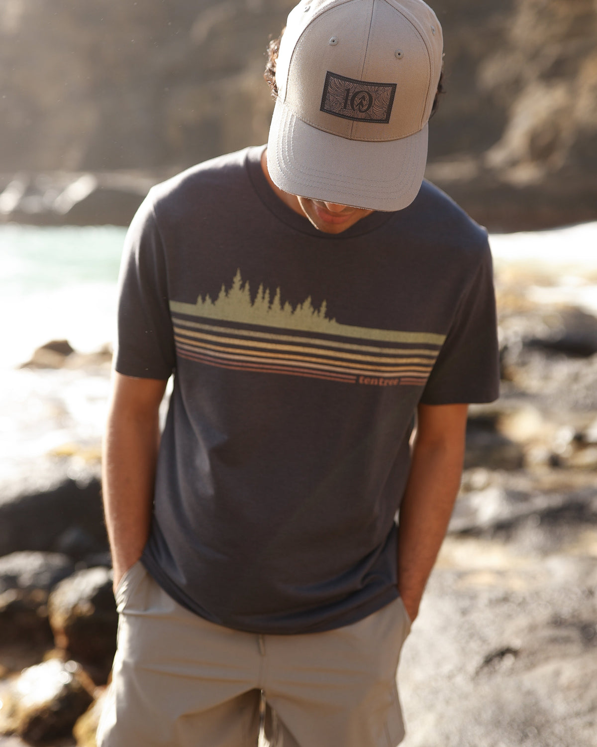 Tentree Men's Wildfire Retro Treeline T-Shirt